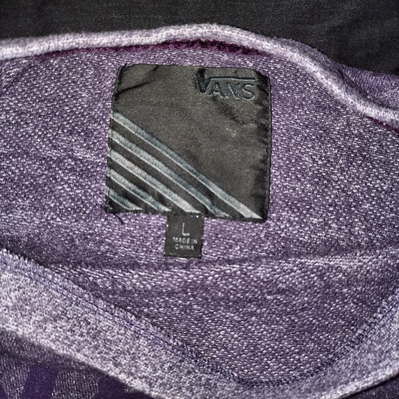 Vans purple sweatshirt size L - Picture 2 of 2